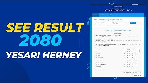 How To Check SEE Result 2080 With Marksheet Online ? 🇳🇵| SEE Result And Marksheet Kasari Herne ?