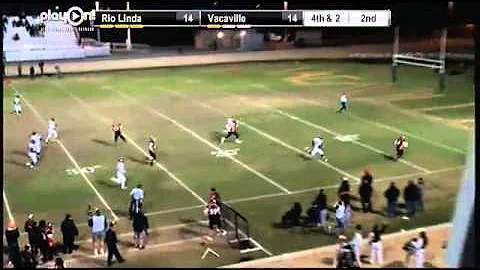 Vacaville RB #5 Curtis Goins 47 Yard TD Run on 4th...