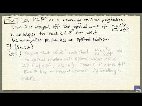 4   Integral polyhedra
