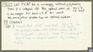 4   Integral polyhedra