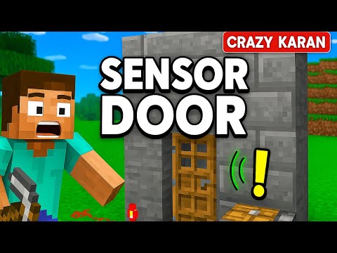 Zo maak je een "Sensor Deur" in Minecraft Pocket Edition