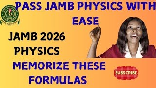 20 COMPULSORY PHYSICS FORMULAS. A MUST WATCH BEFORE JAMB  screenshot 4