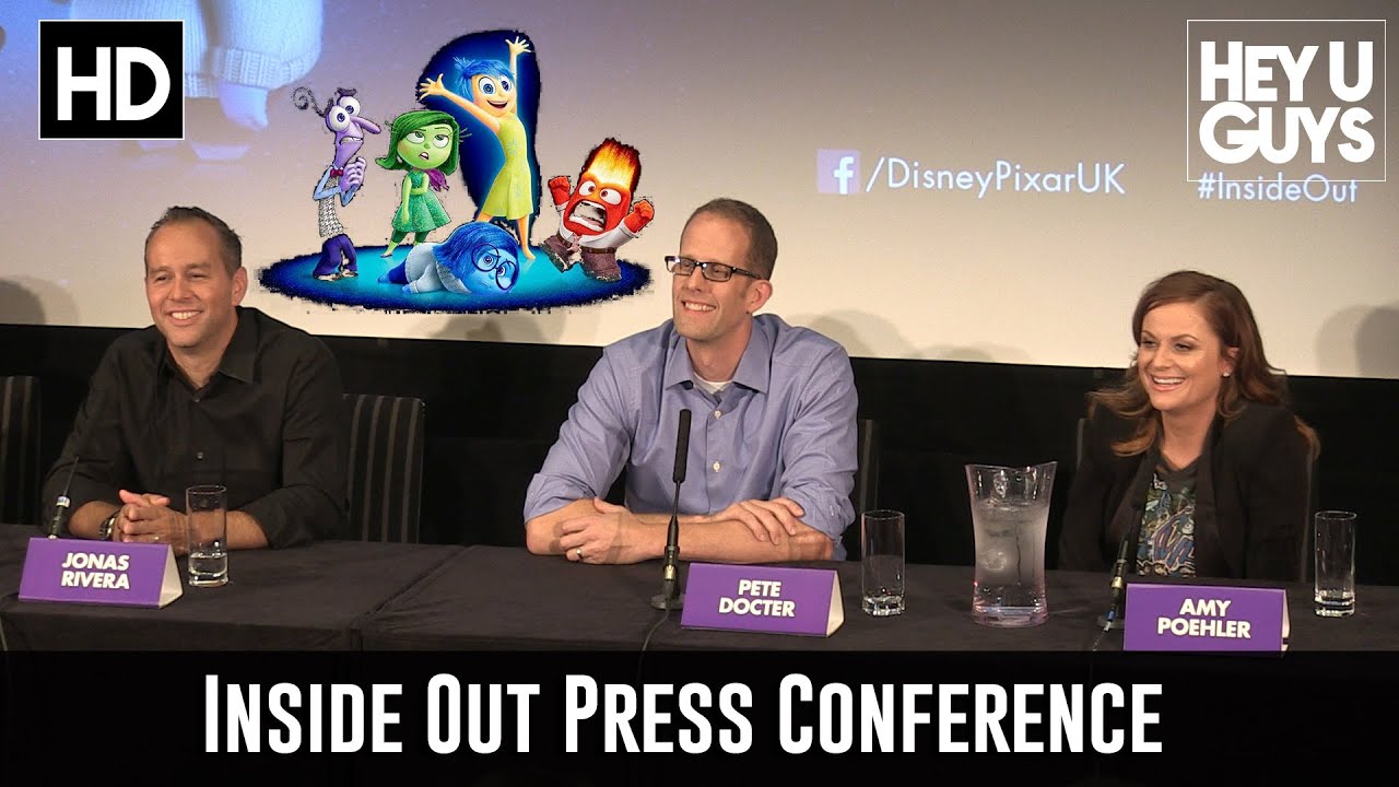 Inside Out Press Conference - Amy Poehler, Pete Docter & Jonas Rivera