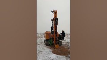 Pile Driving Machine working site #construction #piledrillingrig #piles