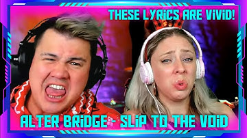Millennials React to Slip to the void by Alter Bridge Lyrics | THE WOLF HUNTERZ Jon and Dolly