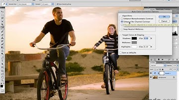 Photoshop CS5 Tutorials-16 Tone and Color Correction with Adjustment Layers 5.Auto Color