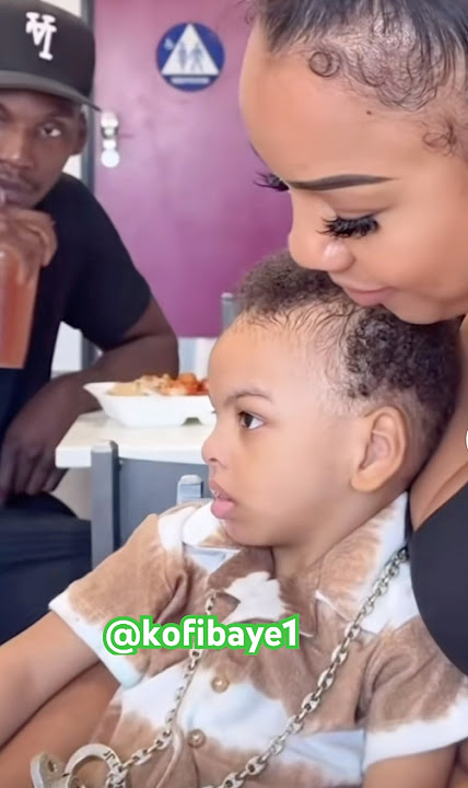 Chrisean jr & Dj sky on 07/12/25  having a lunch date🥰🤍        #chriseanrock         #blueface