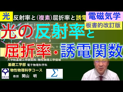光の反射率と(複素)屈折率と誘電関数の関係(板書的改訂版) hqdefault