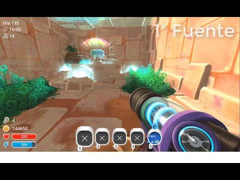 ¡¡Activamos todas la fuentes del Desierto de Cristal!! - Slime Rancher