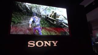 E3 2017, Sony Playstation Booth Video Wall, West Hall, Days Gone Demo, 6-13-17, in 4K