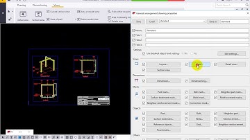 Tự học Tekla Structures 2018 - Bản vẽ GA