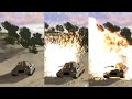 Killing WW2 tanks in Roblox 