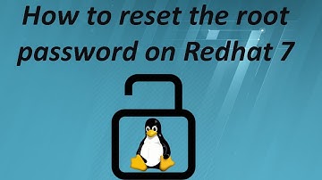 How to reset the root password on rhel 7