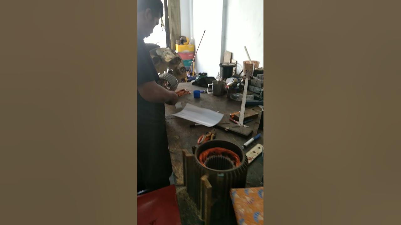 rewinding exciter stator alternator & elmot YouTube