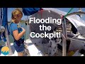 The cockpit is full of water! (ep#13) Family Sailboat