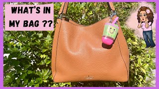 What's In My Bag ?? 👛✨🎀 |Kate Spade Leila Shoulder Bag