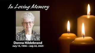 Donna Hildebrand Funeral Mass (7/29/2025)