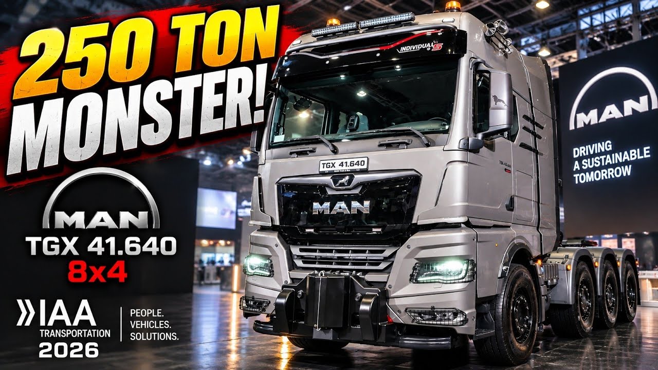 MAN’s NEW 250 TON MONSTER! | TGX 41.640 8x4 at IAA Transportation 2026 🇩🇪