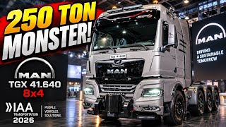 MAN’s NEW 250 TON MONSTER! | TGX 41.640 8x4 at IAA Transportation 2026 🇩🇪