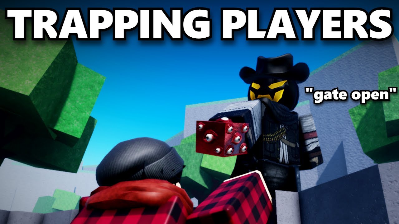 KIDNAPPING Players with a SECRET Trap Hole The Strongest Battlegrounds