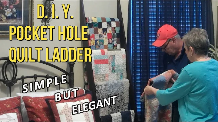 DIY Furniture quality quilt and blanket ladder