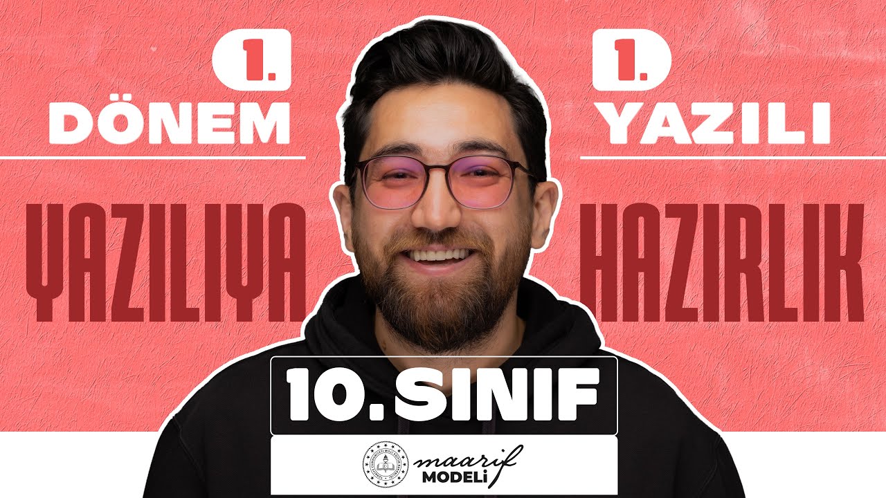 10.Sınıf Matematik | 1.Dönem 1.Yazılıya Hazırlık | Genel Tekrar | Yeni Maarif Modeli 2025-2026