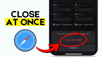 How to Close All Tabs At Once in Safari iPhone iOS 18