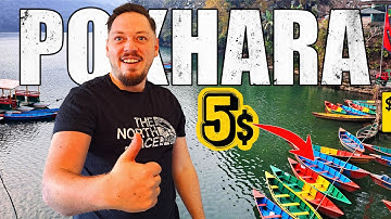 What $5 Gets You in Pokhara Nepal 🇳🇵 | Scenic Boat Ride on Phewa Lake