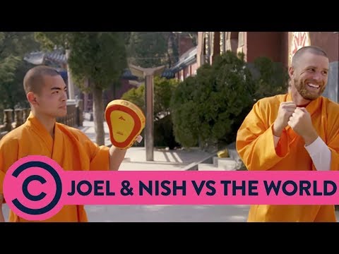 Joel Lets Out A Fart During Monk Training | Joel & Nish Vs The World | Comedy Central