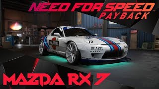 NFS Payback [PS4] Mazda RX7 Customization