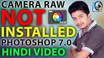 Camera Raw Not Installed Photoshop 7 0 In Hindi Art Balaghat