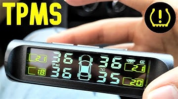 How to Install Tyre Pressure Monitoring System in Car | Solar TPMS - Internal Sensors