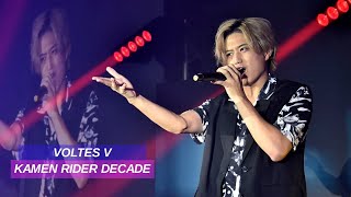 Kamen Rider Decade sings Voltes V theme song 仮面ライダーディケイドがボルテスVのテーマソングを歌います！