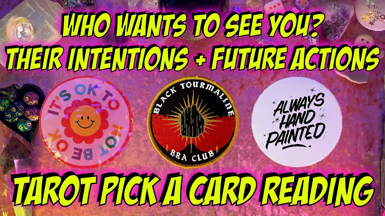 👀Who Wants to See You!? Their Intentions + Future Actions💭 Tarot Pick a Card Reading 💘