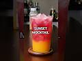 SUNSET MOCKTAIL #shorts #bartender