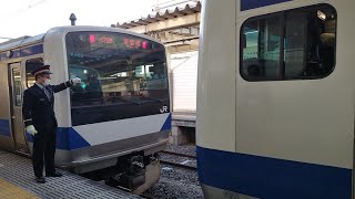 JR勝田駅　E531系の付属編成同士の連結作業を見てきた　5両→10両 グリーン車なし　でもクロスシートが6両付いてる超オトクな列車