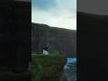 Screaming off a cliff side in Ireland