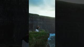 Screaming off a cliff side in Ireland