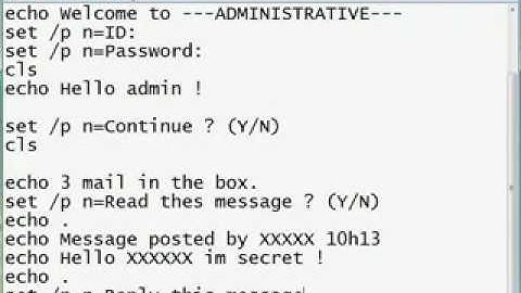 CMD Tutorial #1 Create a batch file