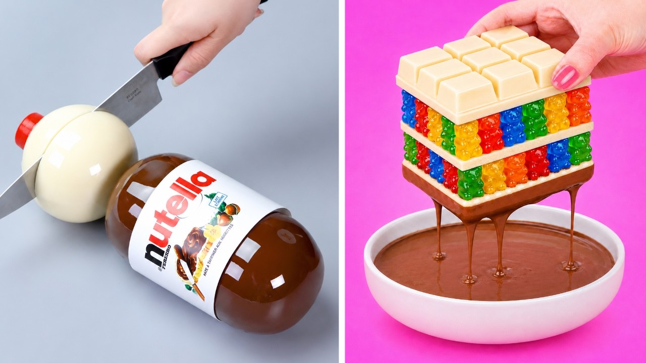 🌈 1000+ Quick & Yummy NUTELLA Cake Tutorial | Oddly Satisfying Cake Decorating Ideas