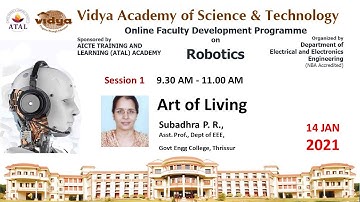 ATAL Academy funded FDP on robotics  : Day 4 Session 1