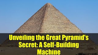 Unveiling the Great Pyramid's Secret: A Self-Building Machine
