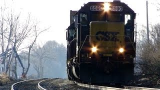 CSX D765 Led by Engine 8590 SD50-2 at Washington Grove