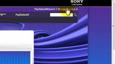 How to create an psn account on your pc