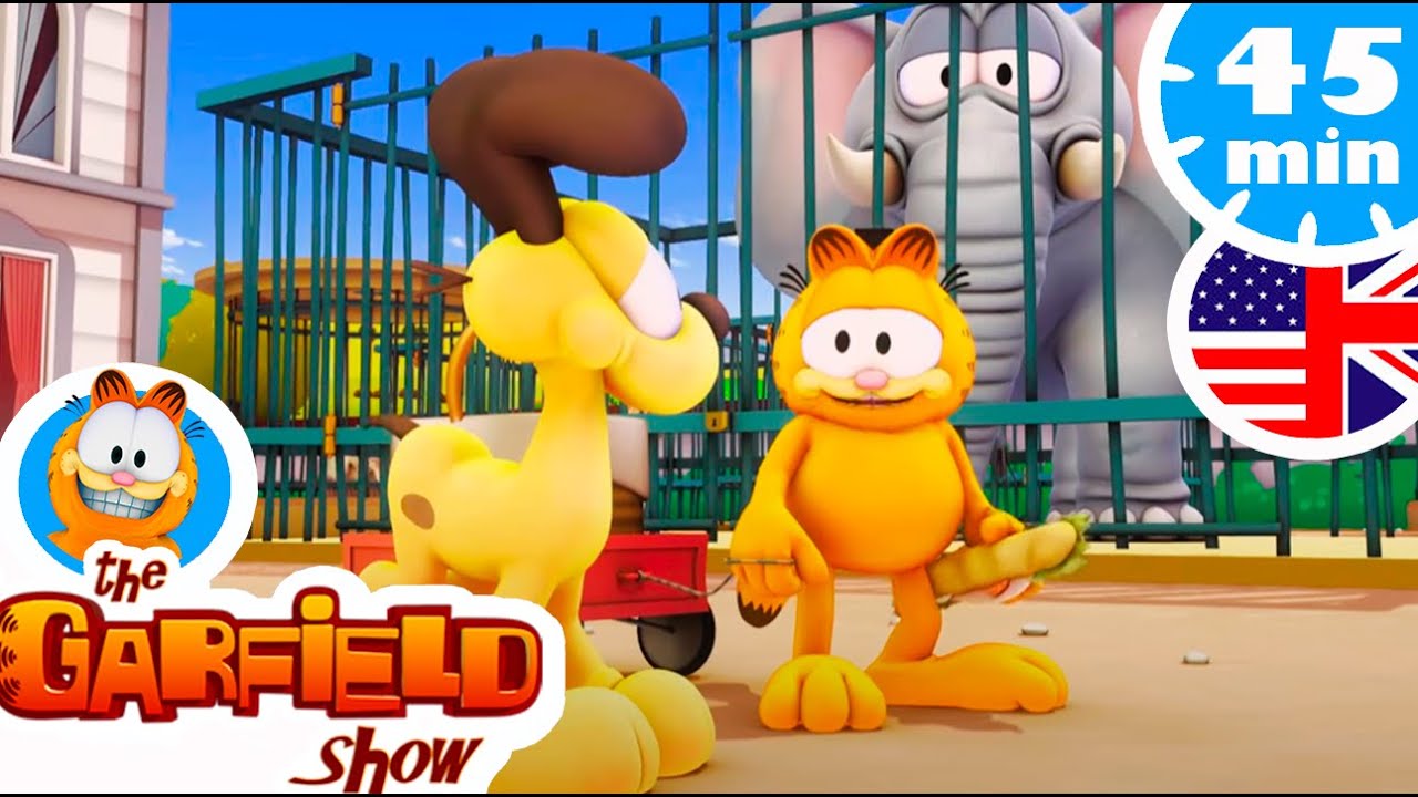 🦁 Garfield and the lion queen 👑 - Funny compilation for kids