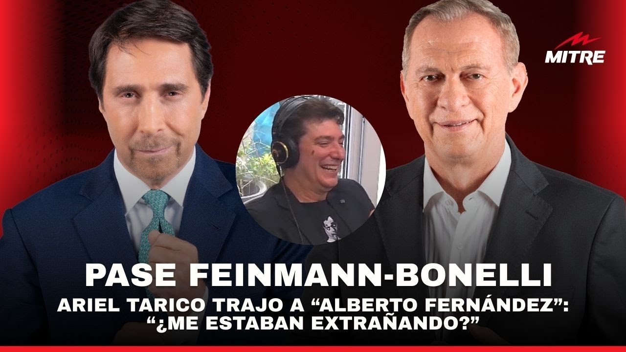 Ariel Tarico trajo a “Alberto Fernández” a El Pase de Feinmann y Bonelli: “¿Me estaban extrañando?”