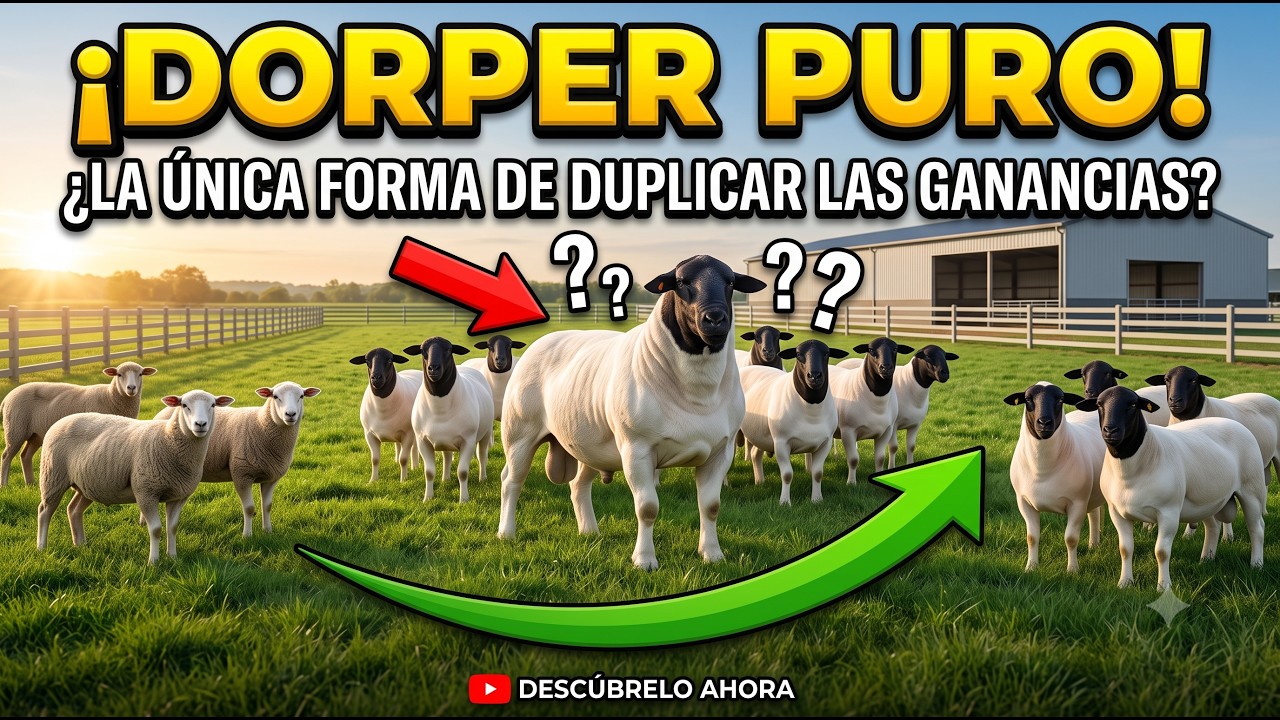 Por qué los carneros Dorper de raza pura la única forma real de duplicar ganancias de exportación