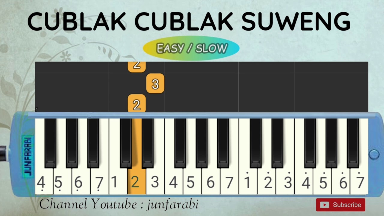 not pianika CUBLAK CUBLAK SUWENG - slow / lambat - YouTube