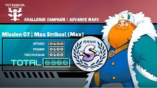 Advance Wars 1+2: Reboot Camp - AW1 Challenge Campaign - M7: Max Strikes! (Max, Rank S/300)