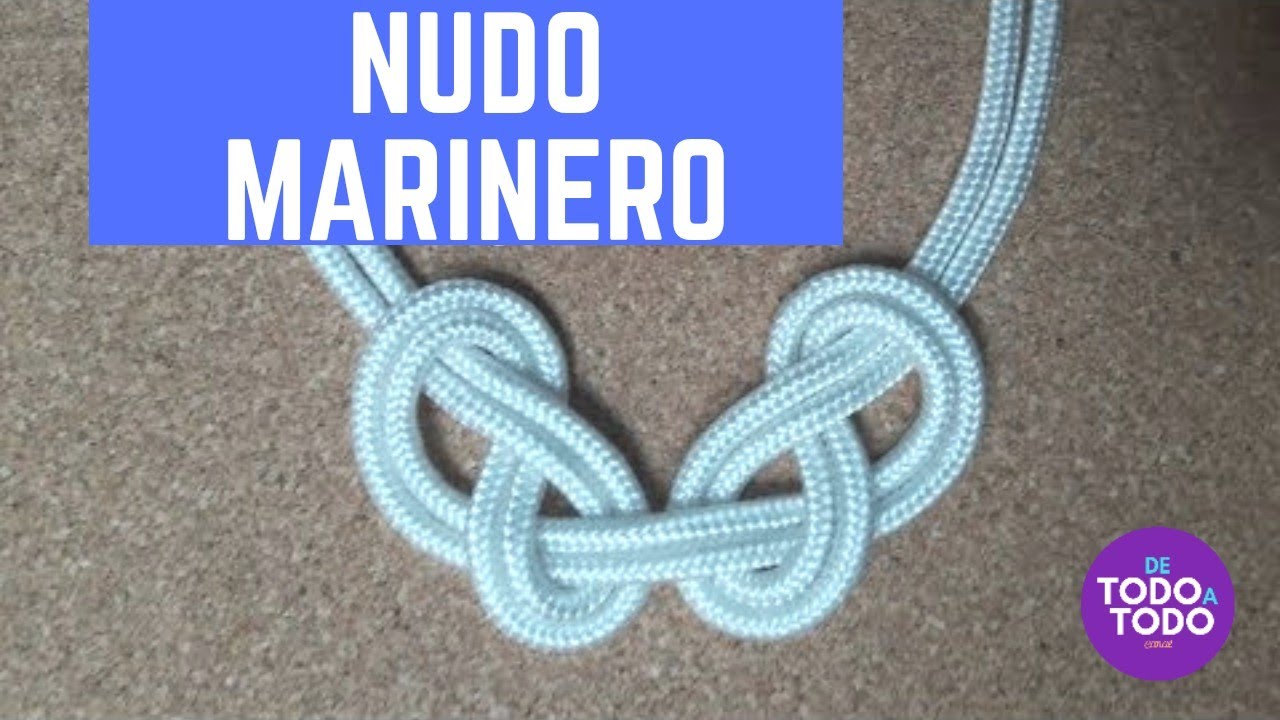 💜Técnica nudo MARINERO / Collar NUDO MARINERO / Sailor knot/Colar Nó Marinheiro.